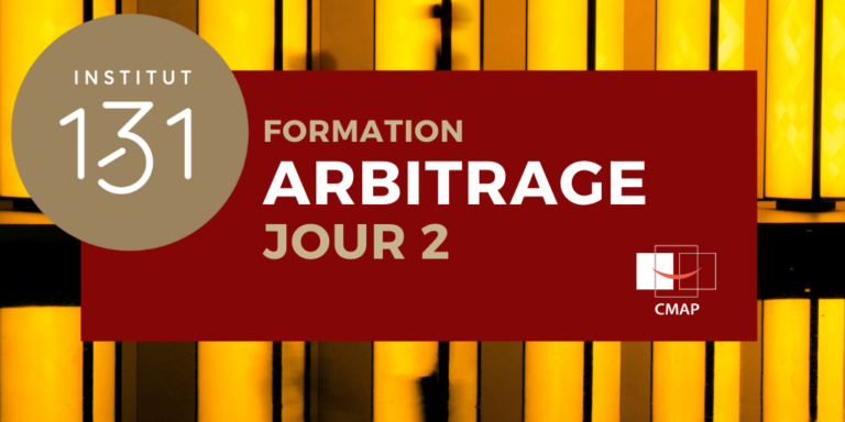 formation arbitrage institut 131 cmap